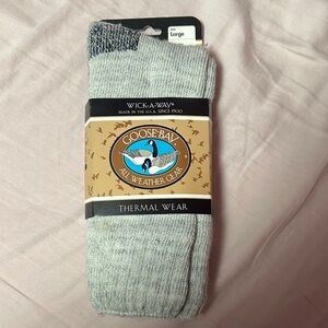 Goose Bay All Weather Gear Thermal Wear Socks W/Wick-A-Way Unisex NEW USA Made